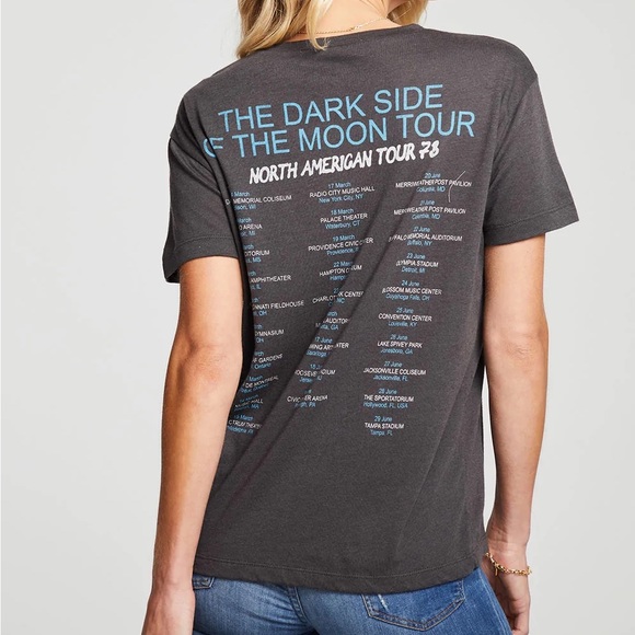 Chaser Pink Floyd Dark Side of the Moon North American Tour 1978 Band Tour Tee - Picture 3 of 4